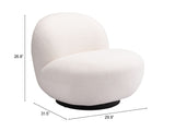 Myanmar Cream Accent Chair