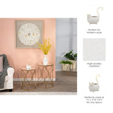Denningworth White/Gold Trinket Tray