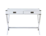 Amenia White Writing Desk