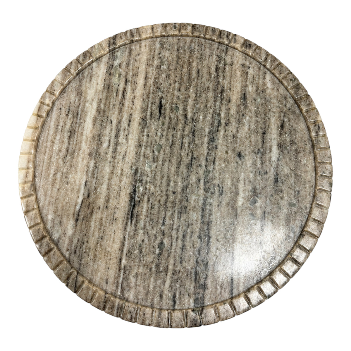 Newville Brown/Gray Marble Cake Stand