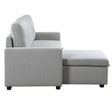 Brandolyn Gray 2-Piece Reversible Sectional Pull-Out Bed