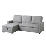 Brandolyn Gray 2-Piece Reversible Sectional Pull-Out Bed