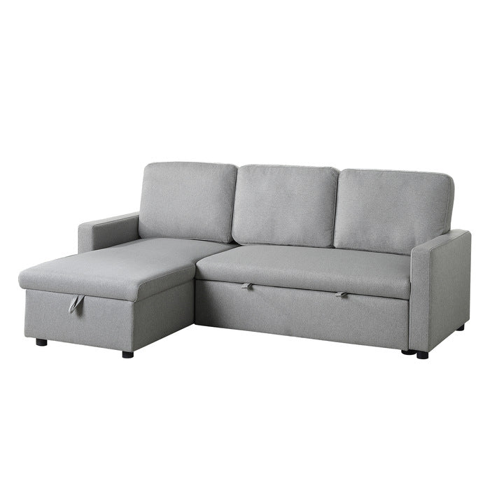Brandolyn Gray 2-Piece Reversible Sectional Pull-Out Bed