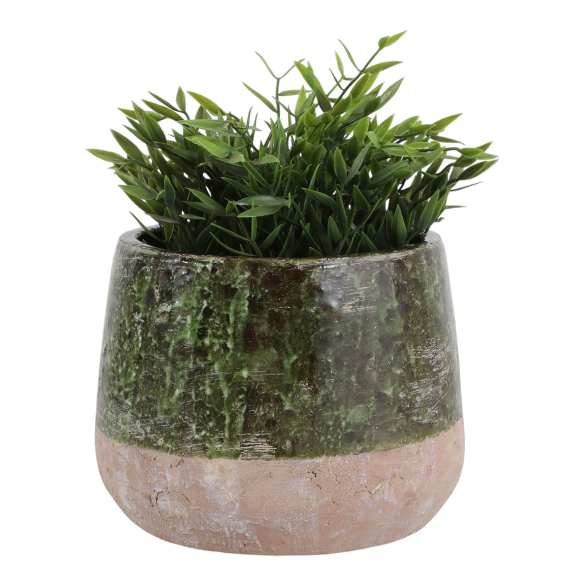 Bramgate Green/Brown Planter