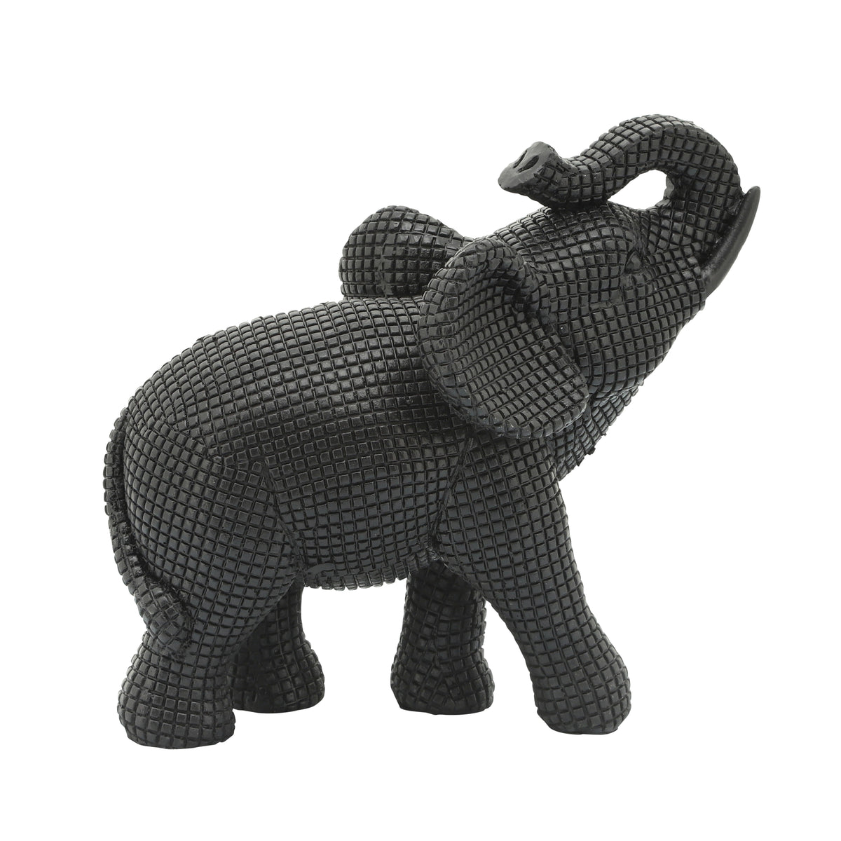Prestonlake Black Resin Elephant Table Accent - 16285-02EC