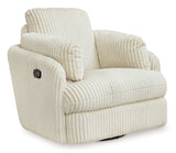 (Online Special Price) Lindyn Ivory Swivel Glider Recliner - Ornate Home