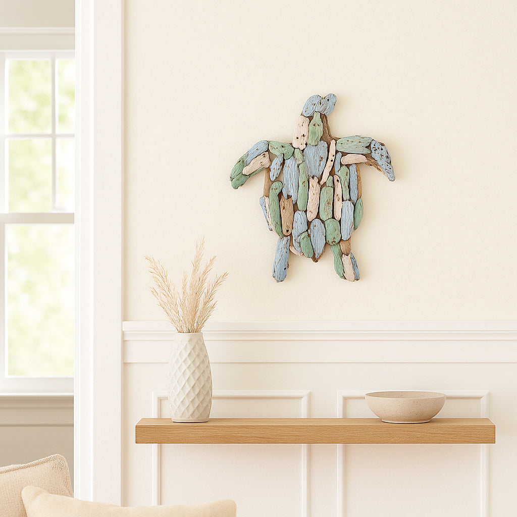 Nicolecross Blue/Green/White Decor