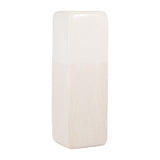 Coromar Ivory Ceramic Squared Grooved Vase