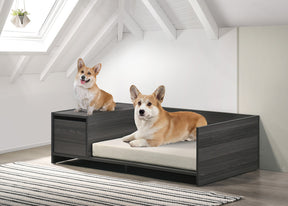 Esme Ash Gray 47"W Pet Bed
