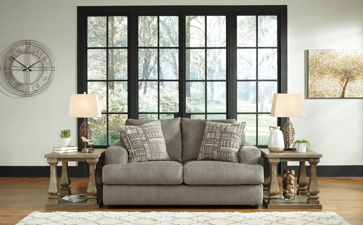 Soletren Ash Sofa and Loveseat with Chair and Ottoman - Ornate Home