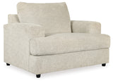 Soletren Stone Sofa, Loveseat, Oversized Chair and Ottoman - Ornate Home