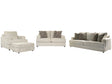 Soletren Stone Sofa, Loveseat, Oversized Chair and Ottoman - Ornate Home