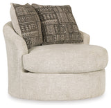 Soletren Stone Sofa, Loveseat and Accent Chair - Ornate Home