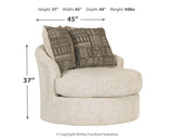 Soletren Stone Sofa, Loveseat and Accent Chair - Ornate Home