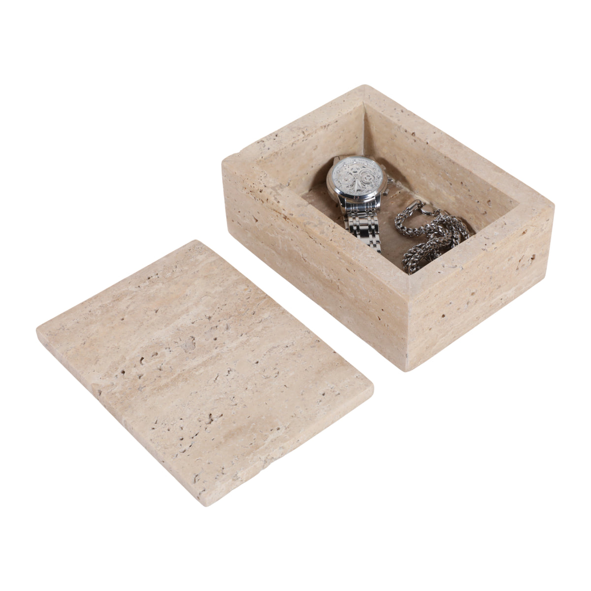 Tuckergrove Tan Travertine Box