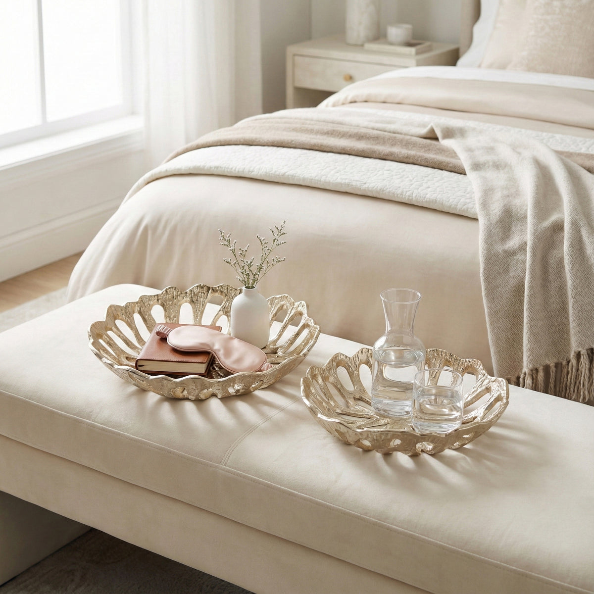 Peytonwood Gold Bowls (Set of 2)