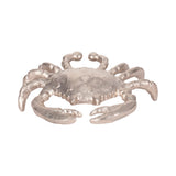 Imola Silver Metal Crab Decor
