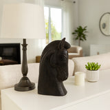 Stacy Black Trojan Horse Head Antiqued
