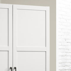 Aubree White 40"W Wardrobe Armoire