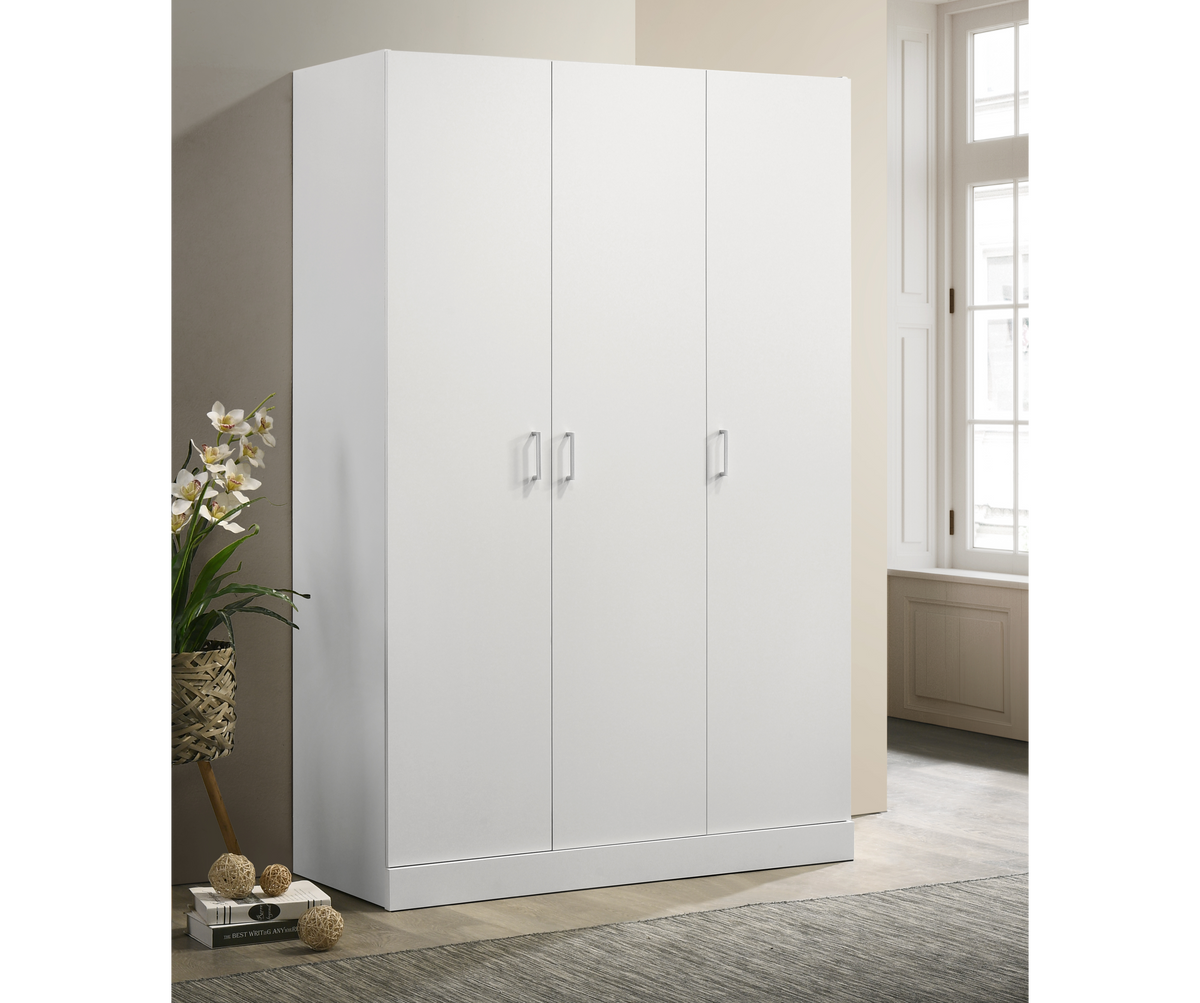 Declan White 46"W Wardrobe Armoire