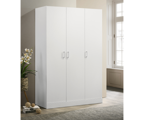 Declan White 46"W Wardrobe Armoire