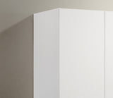 Declan White 46"W Wardrobe Armoire