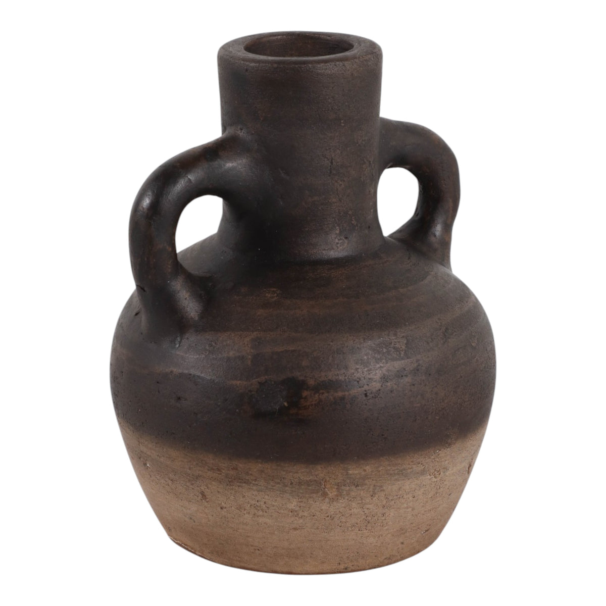 Farleybeach Chocolate/Brown Terracotta Boho Bud Vase