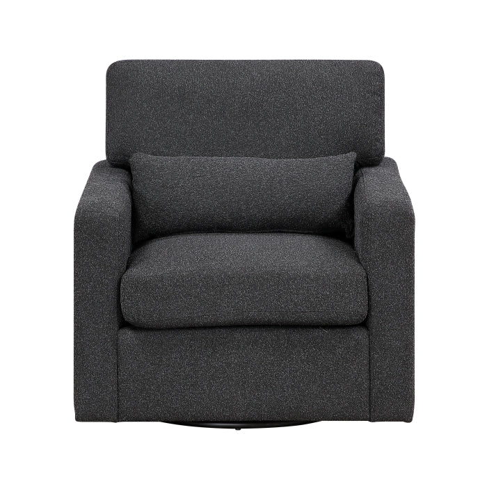 Pompano Gray Swivel Chair