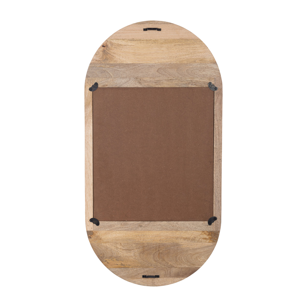 Santa Ysabel Brown Wood Oval Mirror