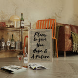 Hope and a Future Scripture Overlay Print