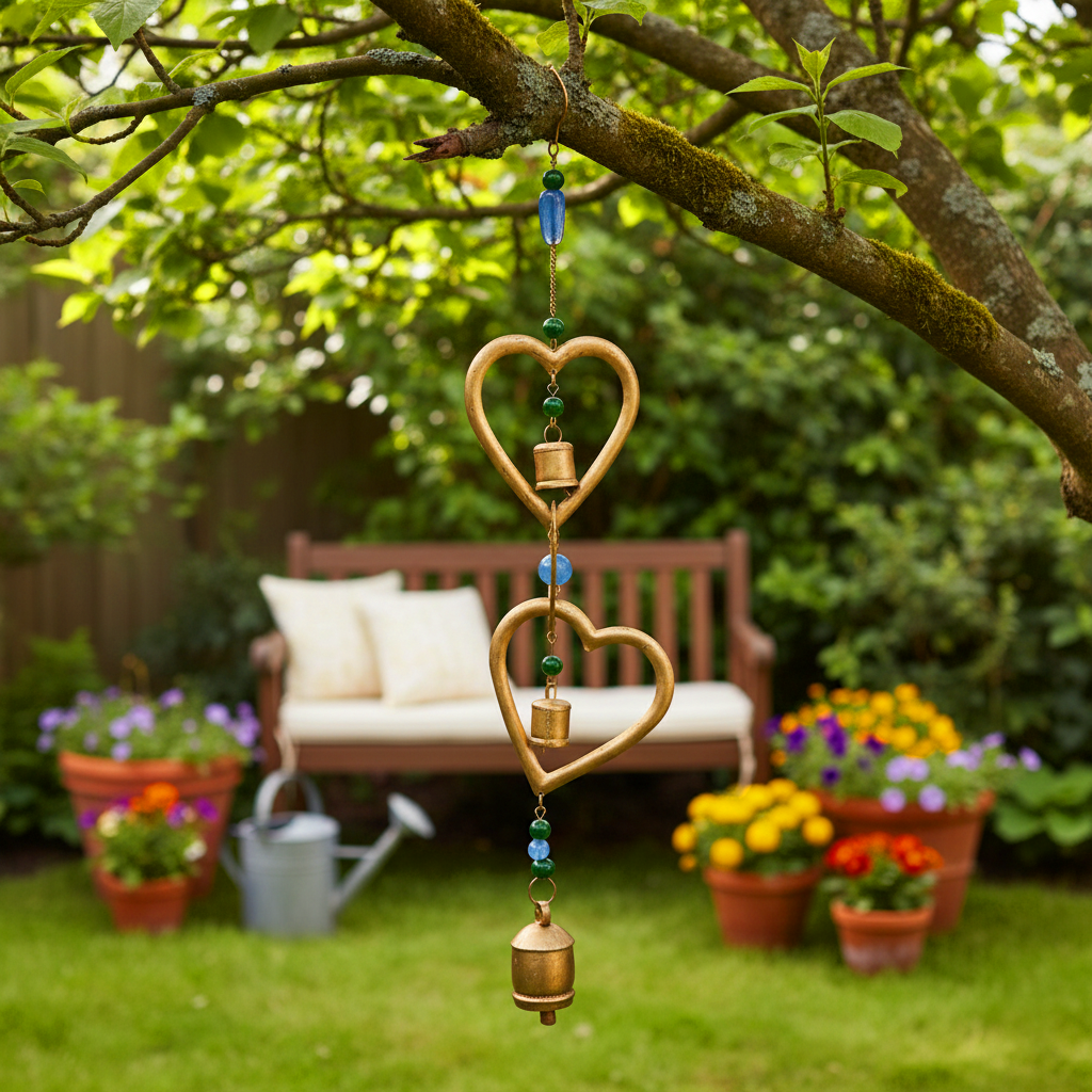 Bowenton Gold/Blue Wind Chime
