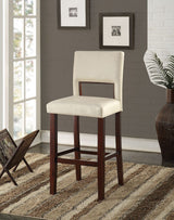 Reiko White/Espresso Bar Chair