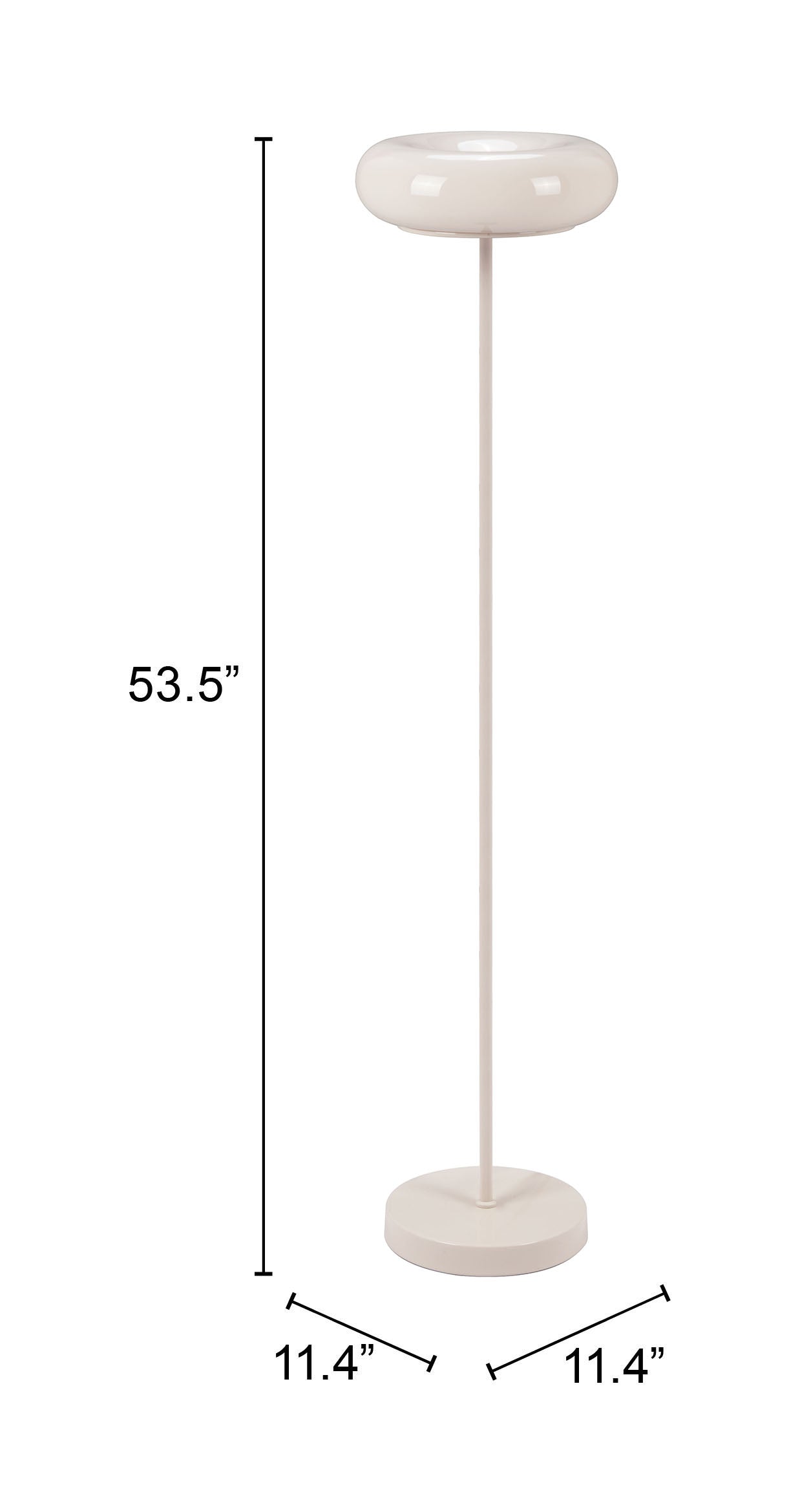 Munk Beige Floor Lamp