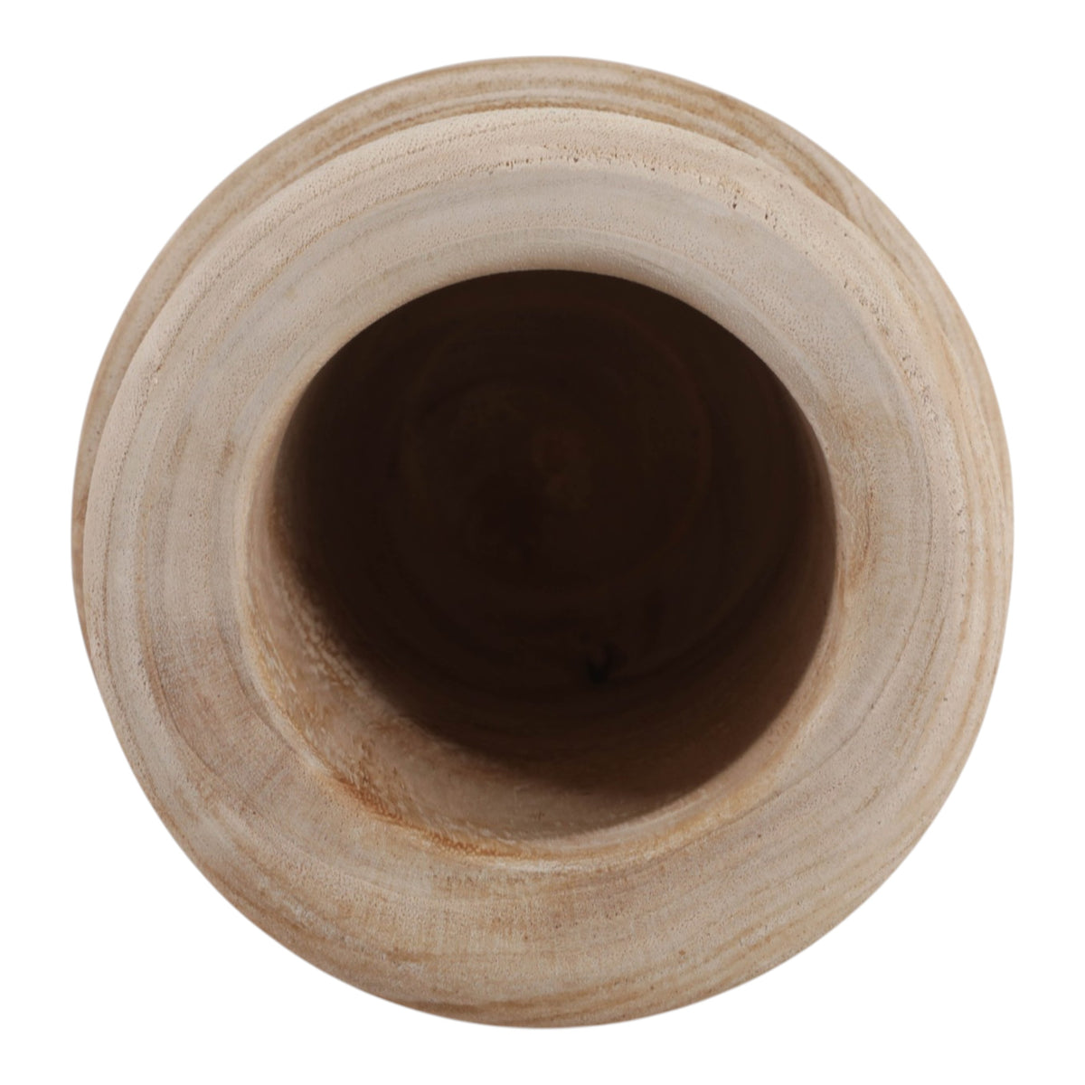 Menifee Natural Traditional Wood Vase