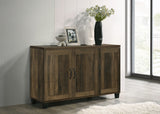 Corby Dark Dusty Oak 45"W Shoe Cabinet
