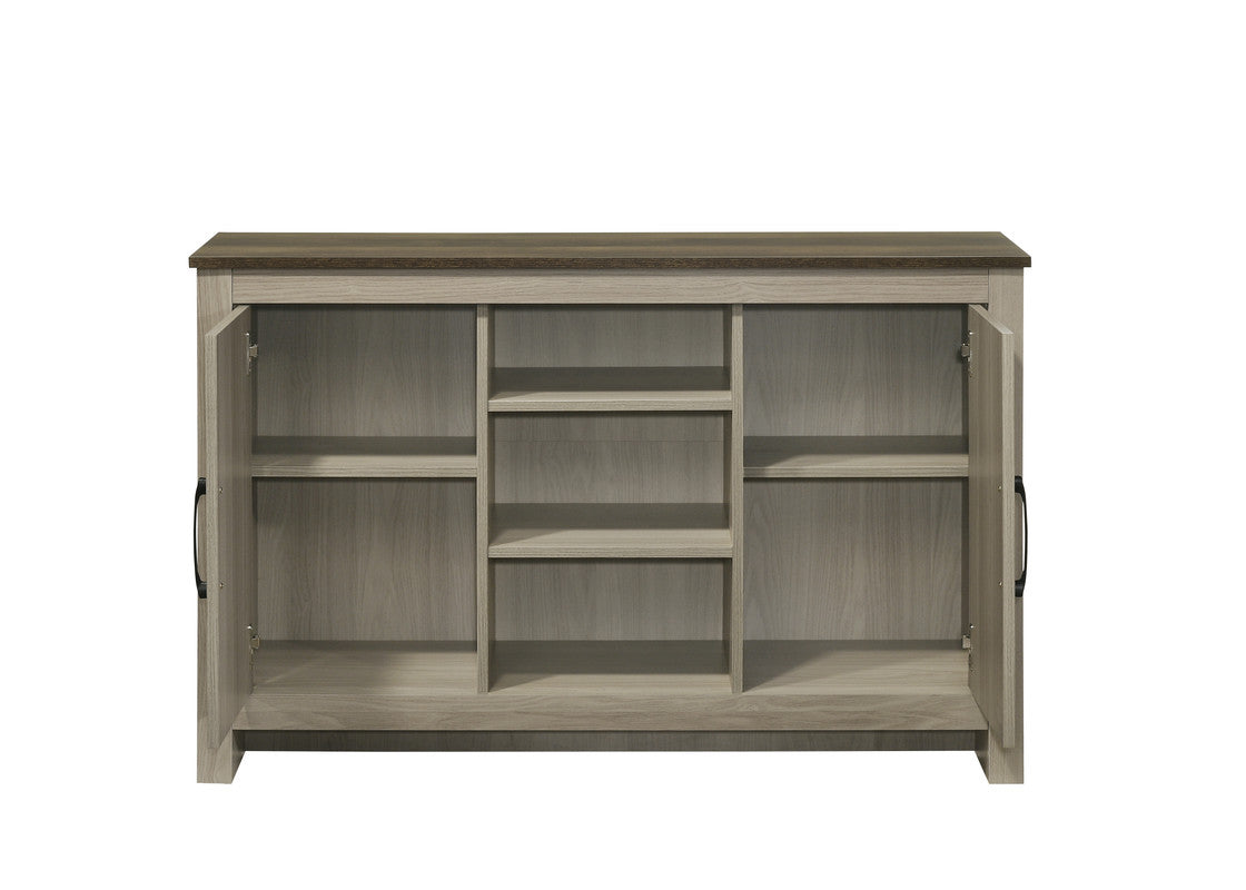Nyla Gray Oak 47"W Console Table