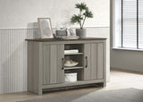 Nyla Gray Oak 47"W Console Table