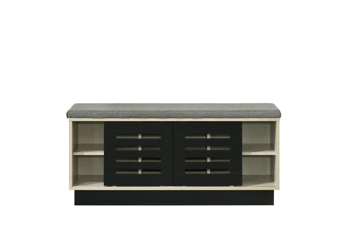 Brett Oak 38.5"W Shoe Cabinet
