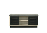 Brett Oak 38.5"W Shoe Cabinet
