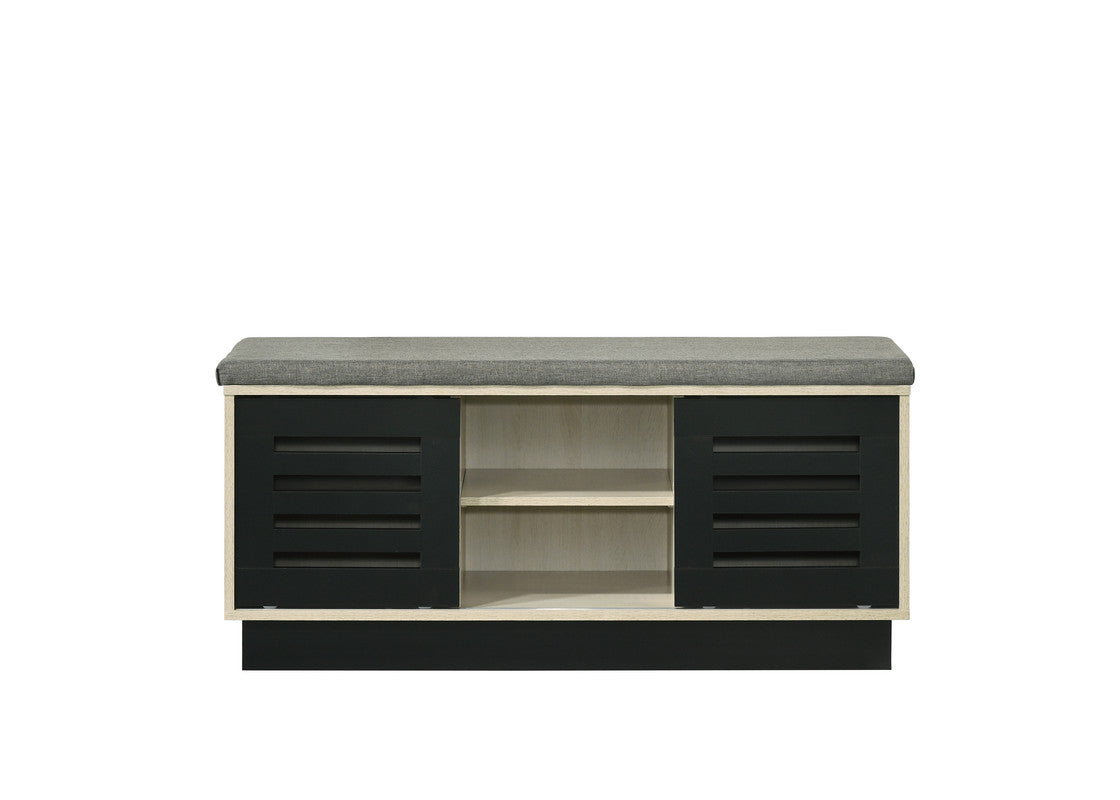 Brett Oak 38.5"W Shoe Cabinet
