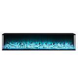 Dorian Black 70.5"W Fireplace TV Stand