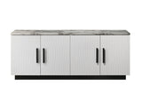 Matilda White 63"W Console Table