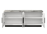 Matilda White 63"W Console Table