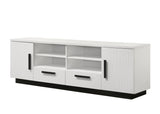 Matilda White 70.5"W TV Stand