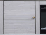 Terra White Walnut 70"W Fireplace TV Stand