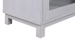Summit White Walnut 70"W Fireplace TV Stand