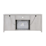 Ellington Light Gray 70"W Fireplace TV Stand
