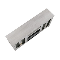 Ellington Light Gray 70"W Fireplace TV Stand