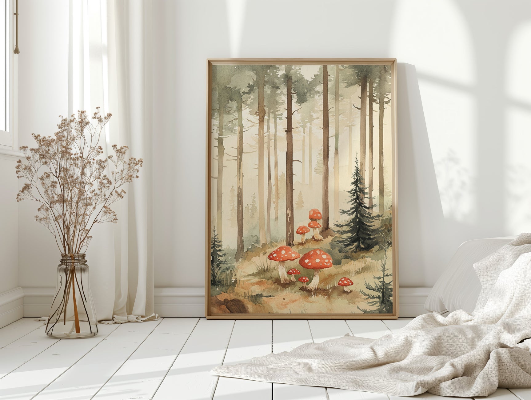 Mushroom Serenade in the Pines