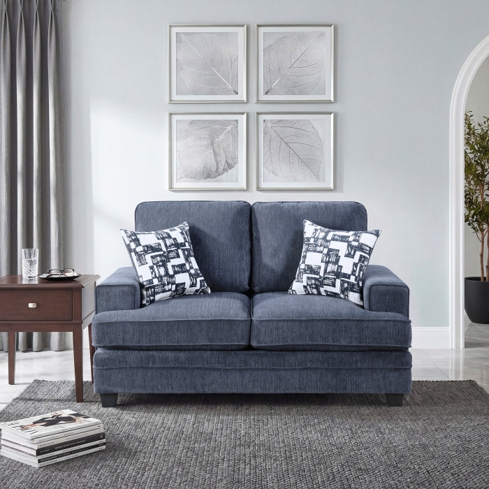 Sarah Blue Loveseat